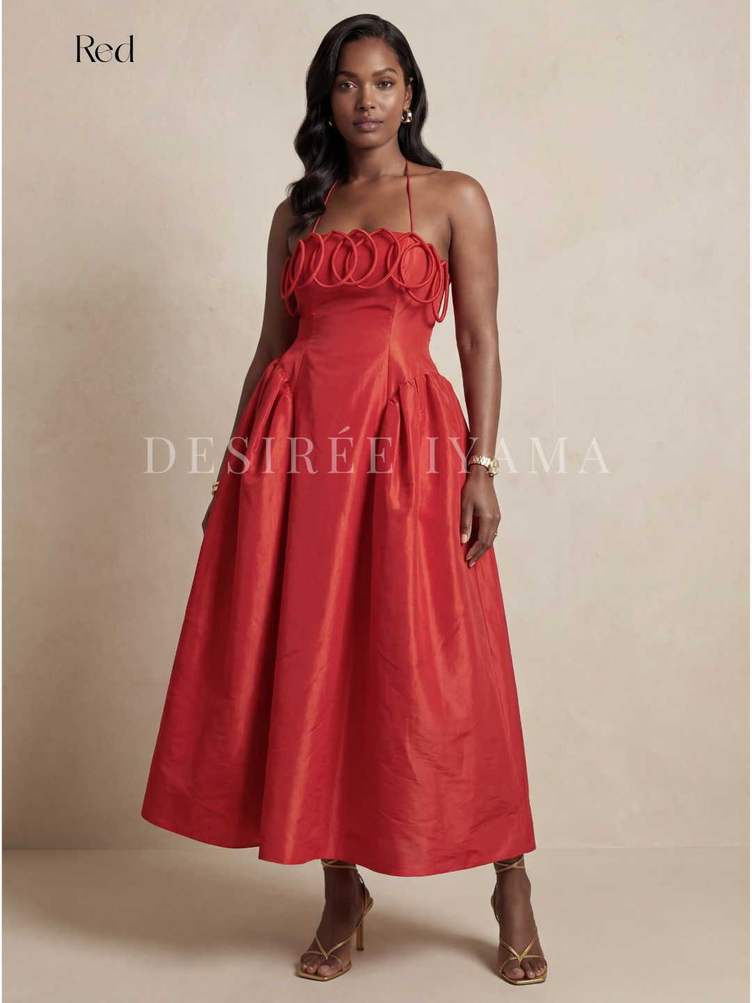Meraki Midi Dress – DESIRÉE IYAMA