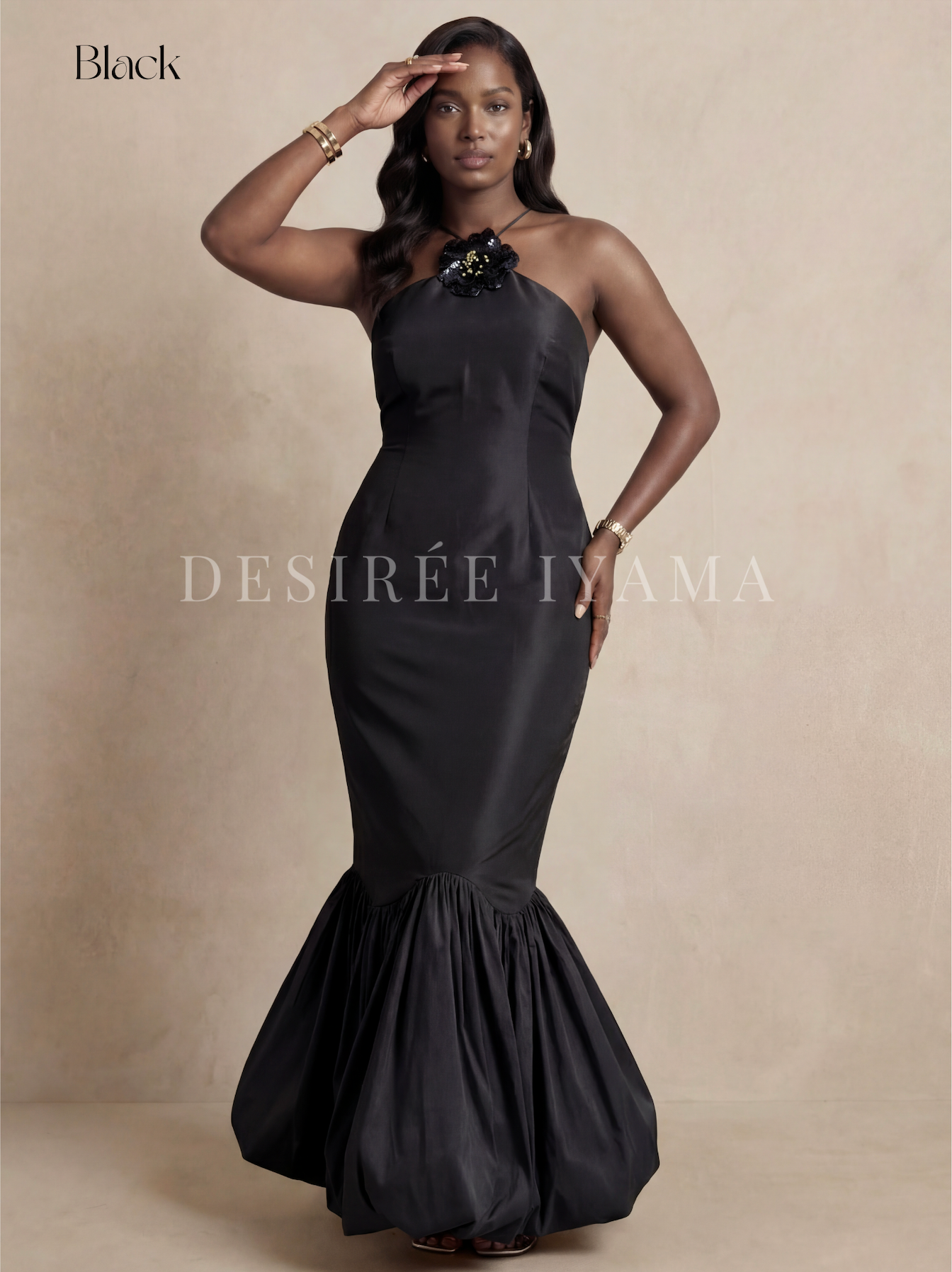 Calina Midi Dress DESIRE IYAMA Calina Midi Dress DESIRE IYAMA